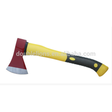 DOUBLE FACE AXE WITH PLASTIC COATING HANDLE